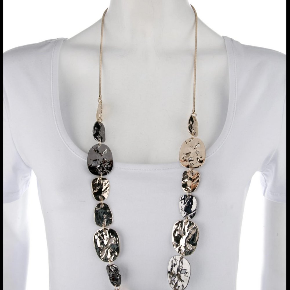 Alexis Bittar Gold Ruthenium Necklace